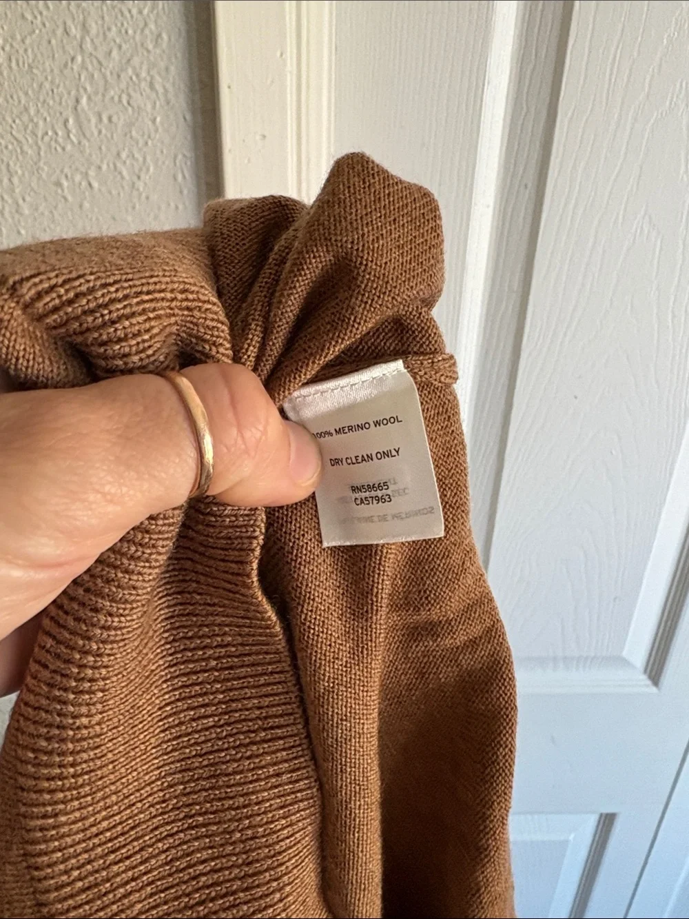 Nordstrom Men’s Merino Wool Turtleneck - camel